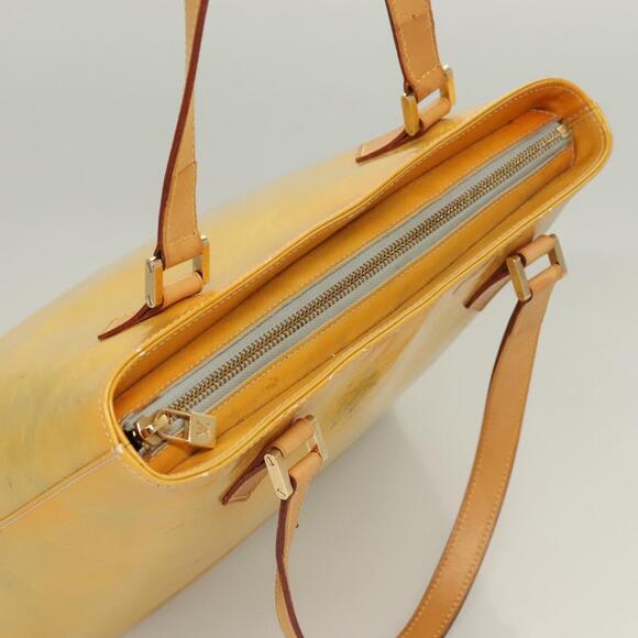 LOUIS VUITTON Monogram Vernis Houston Hand Bag Gris M91053 - Picture 6 of 16